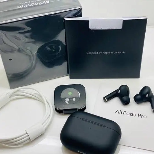 Airpods Pro 2nd Gen ( BLACK EDITION ) + ANC (Active Noise Cancellation) + ENC (Environmental Noise Cancellation) ESHARAB