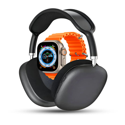 P9 Headphones + Ultra 2 watch + 7 Straps ESHARAB