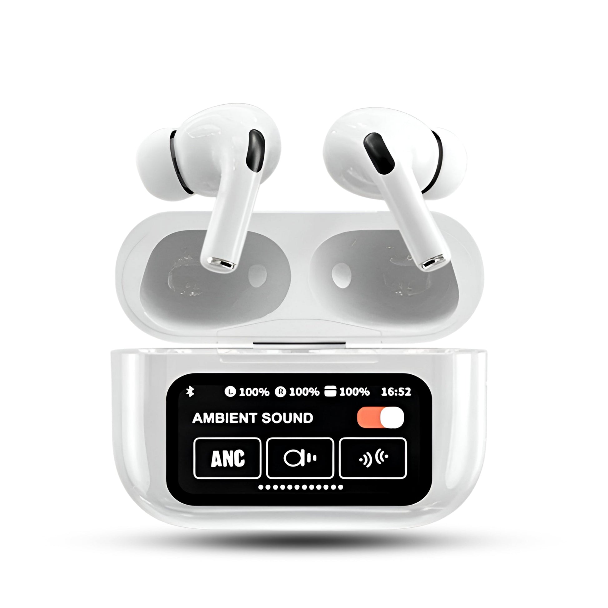 A9 Pro _ Touch Screen + ANC (Active Noise Cancellation) + ENC (Environmental Noise Cancellation) ESHARAB