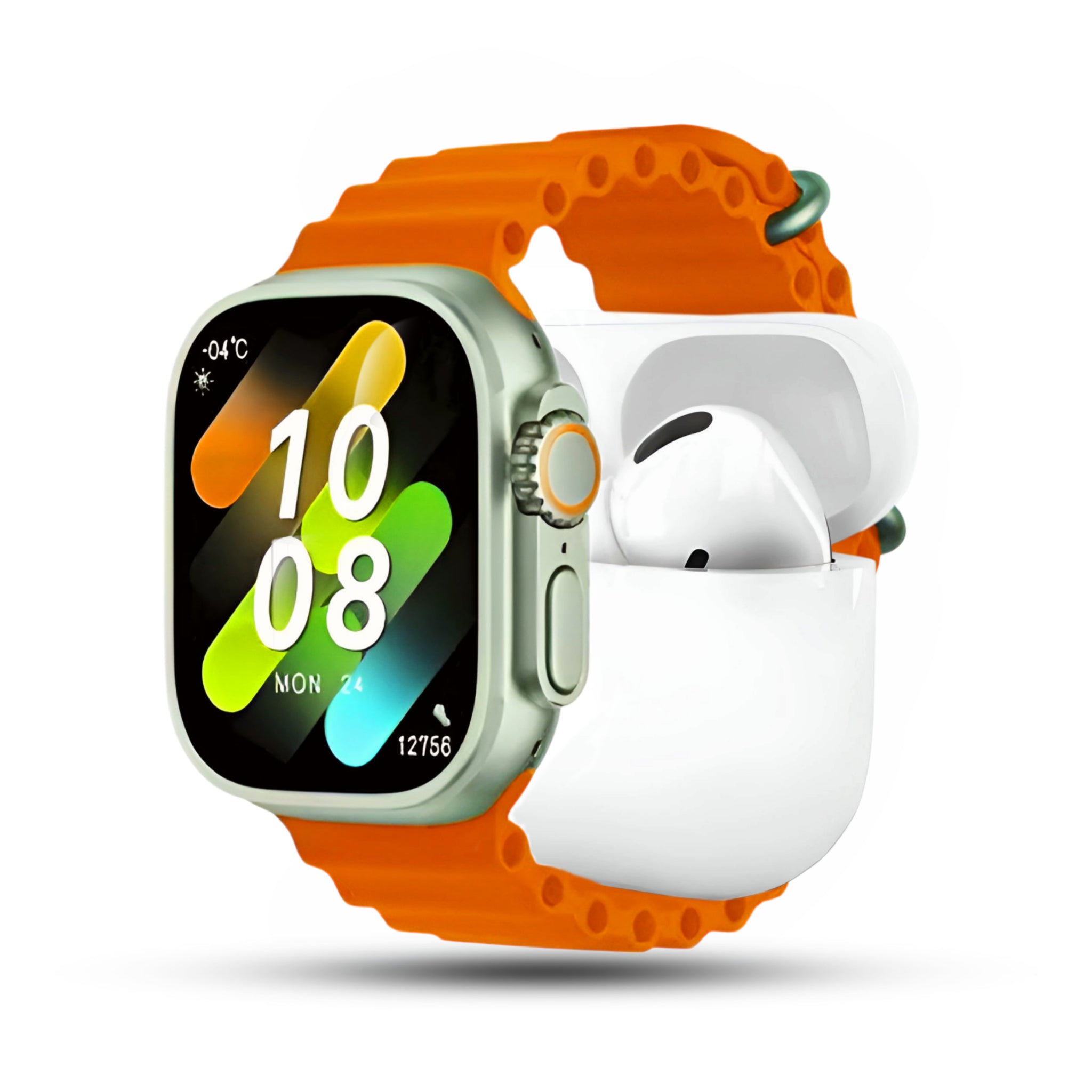 H20 Ultra Watch + Airpods + 7 Straps + Jelly Case