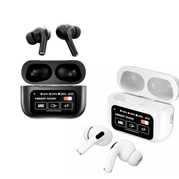 A9 Pro _ Touch Screen + ANC (Active Noise Cancellation) + ENC (Environmental Noise Cancellation) ESHARAB