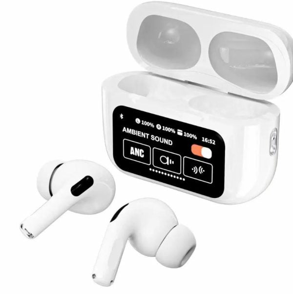 A9 Pro _ Touch Screen + ANC (Active Noise Cancellation) + ENC (Environmental Noise Cancellation) ESHARAB