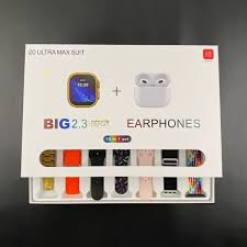 Ultra Watch i20 + Airpods Pro + 7 Straps + Jelly Case ESHARAB