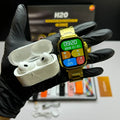 Long Battery H20 Ultra Smartwatch 10 In 1 + Free Airpods ESHARAB