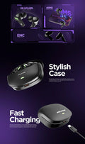 Maxon-B101 Earbuds ( Sky Stone Edition ) + ANC ( Active Noise Cancellation ) + Bluetooth 5.4 ESHARAB